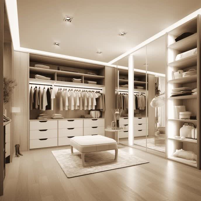 کلوزت (Closet / Frameless Closet)